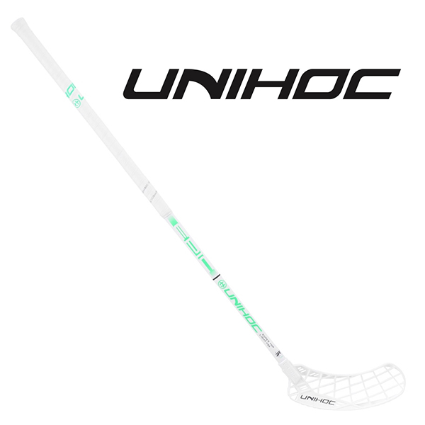 플로어볼 스틱 - UNIHOC) EPIC Super Top Light 26 white-green 96cm | 플로어볼 전문 쇼핑몰 후크몰