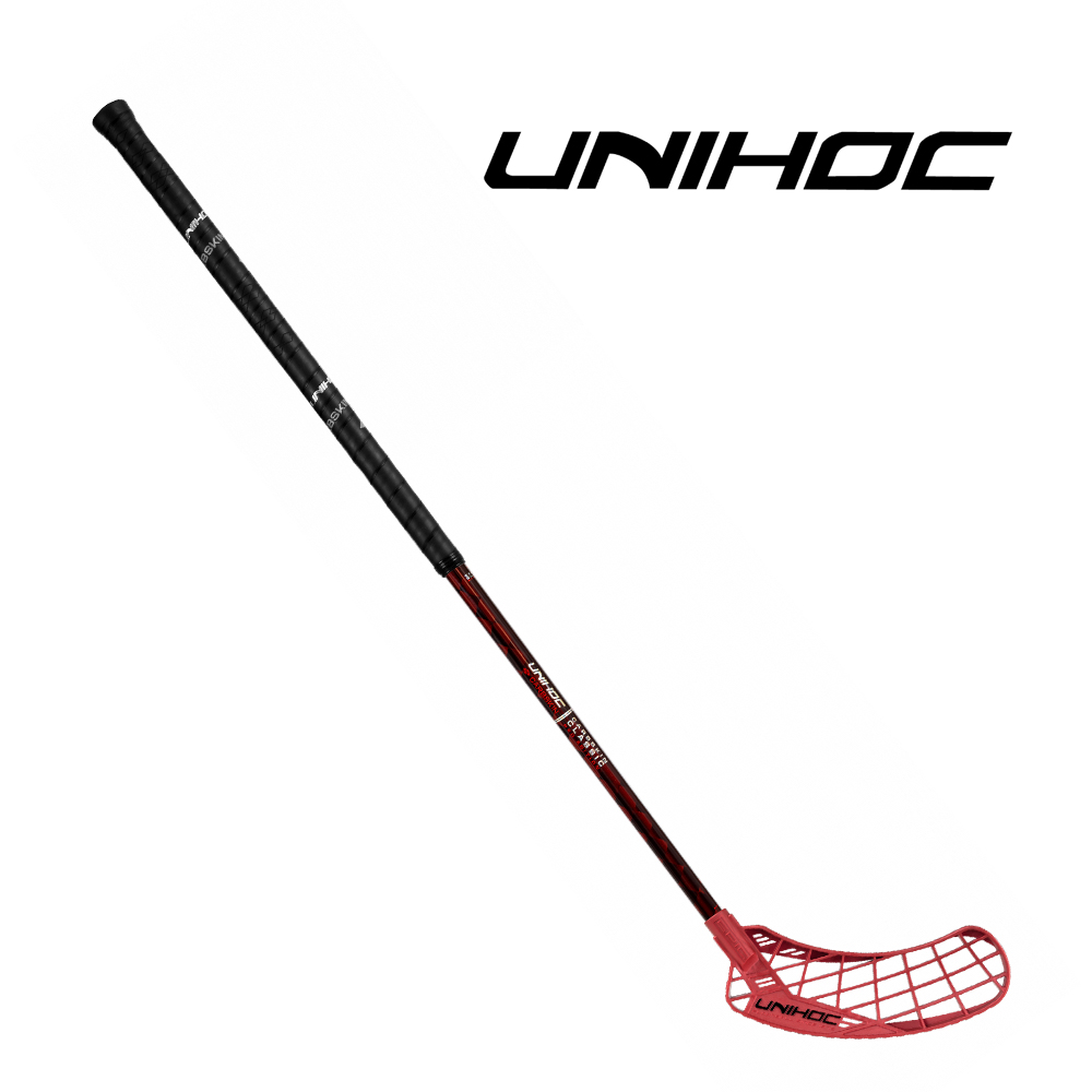 플로어볼 스틱 - UNIHOC) UNILITE CARBSKIN FL 29 radiant red 96cm | 플로어볼 전문 쇼핑몰 후크몰