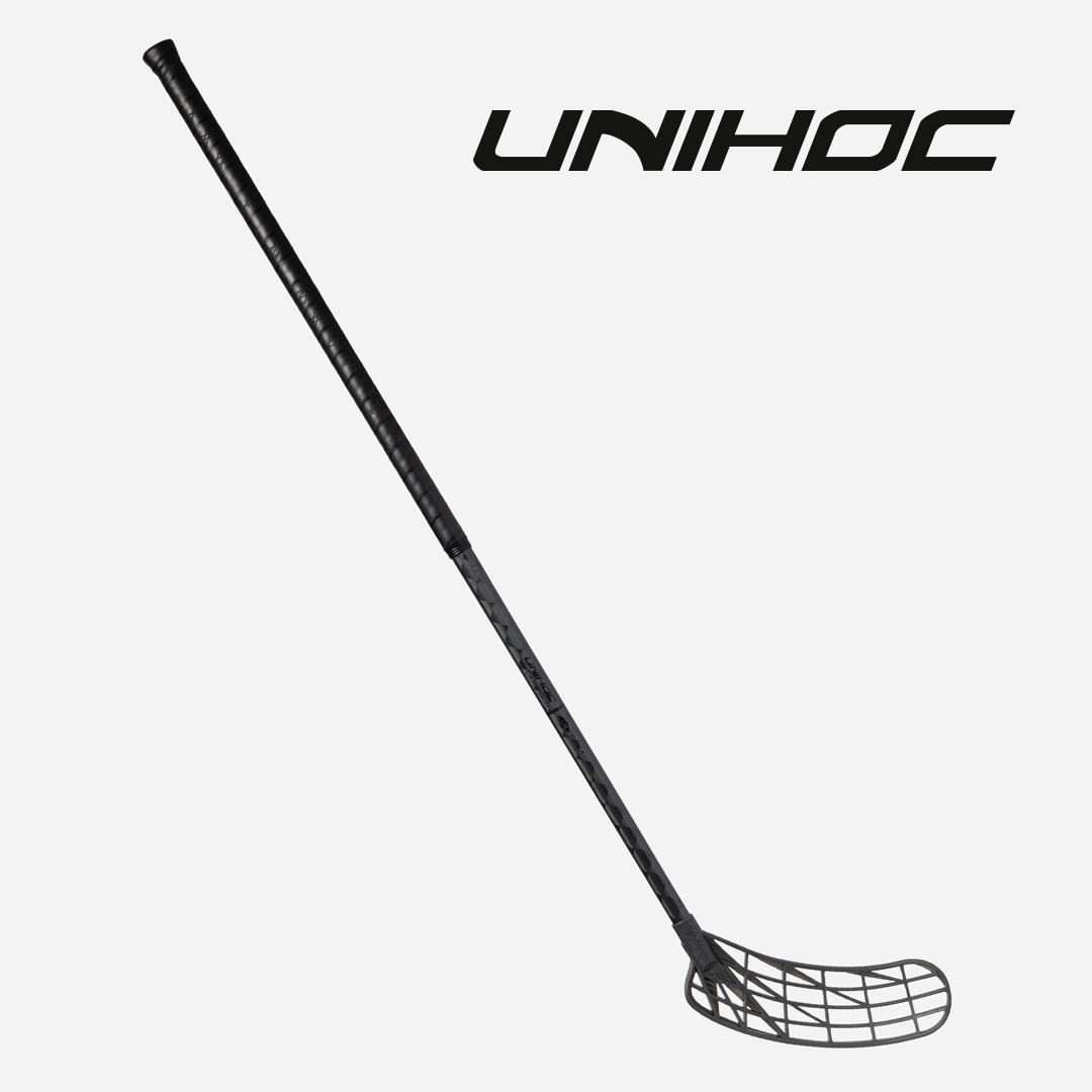 플로어볼 스틱 - UNIHOC) UNILITE CARBSKIN FL 29 black SLIM EDT SR 96cm  | HOOK