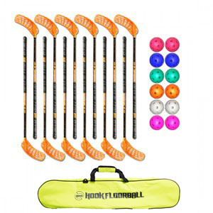 경기용 플로어볼 스틱세트 - OXDOG) Shift Orange / Green 32 96cm set    | 플로어볼 전문 쇼핑몰 후크몰