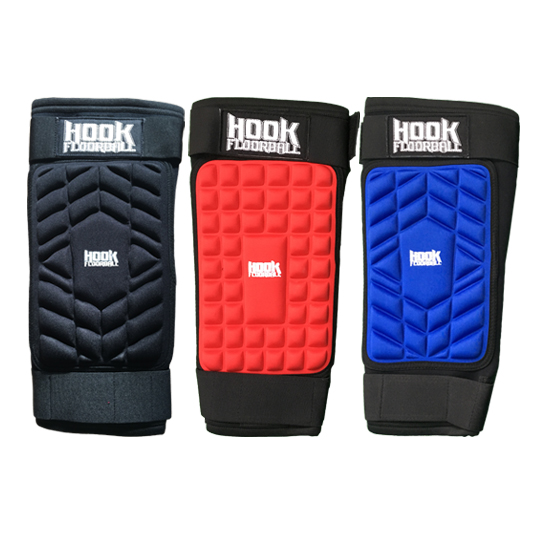 플로어볼 골키퍼 보호대 -  HOOK) 무릎보호대 Red / Blue  | 플로어볼 전문 쇼핑몰 후크몰