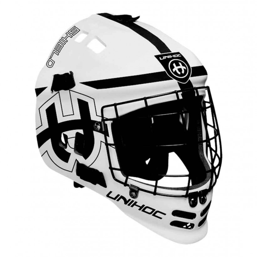 플로어볼 골키퍼 헬멧 - UNIHOC) SHIELD JR(주니어) | 플로어볼 전문 쇼핑몰 후크몰