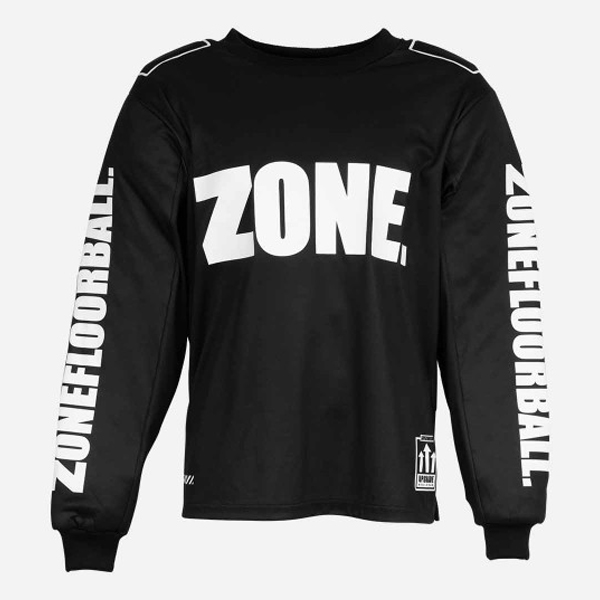 플로어볼 골키퍼 유니폼 - ZONE) 골키퍼상의 UPGRADE SW black | 플로어볼 전문 쇼핑몰 후크몰