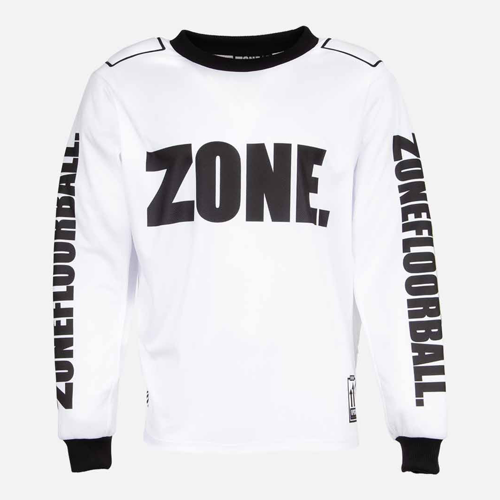 플로어볼 골키퍼 유니폼 - ZONE) 골키퍼상의 UPGRADE SW white | 플로어볼 전문 쇼핑몰 후크몰