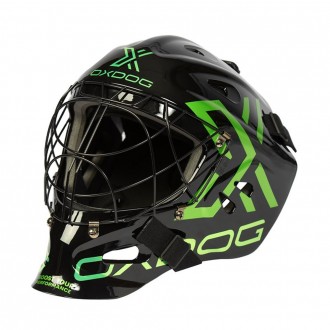 플로어볼 골키퍼 헬멧 - OXDOG) XGUARD SR green | 플로어볼 전문 쇼핑몰 후크몰