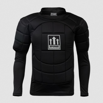 플로어볼 골키퍼 보호대 - ZONE) 가슴보호대 UPGRADE Longsleeve black/silver | HOOK
