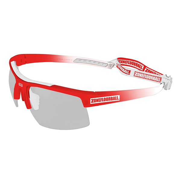 플로어볼 고글 - ZONE) Protector Sports Glasses Kids white-red | 플로어볼 전문 쇼핑몰 후크몰