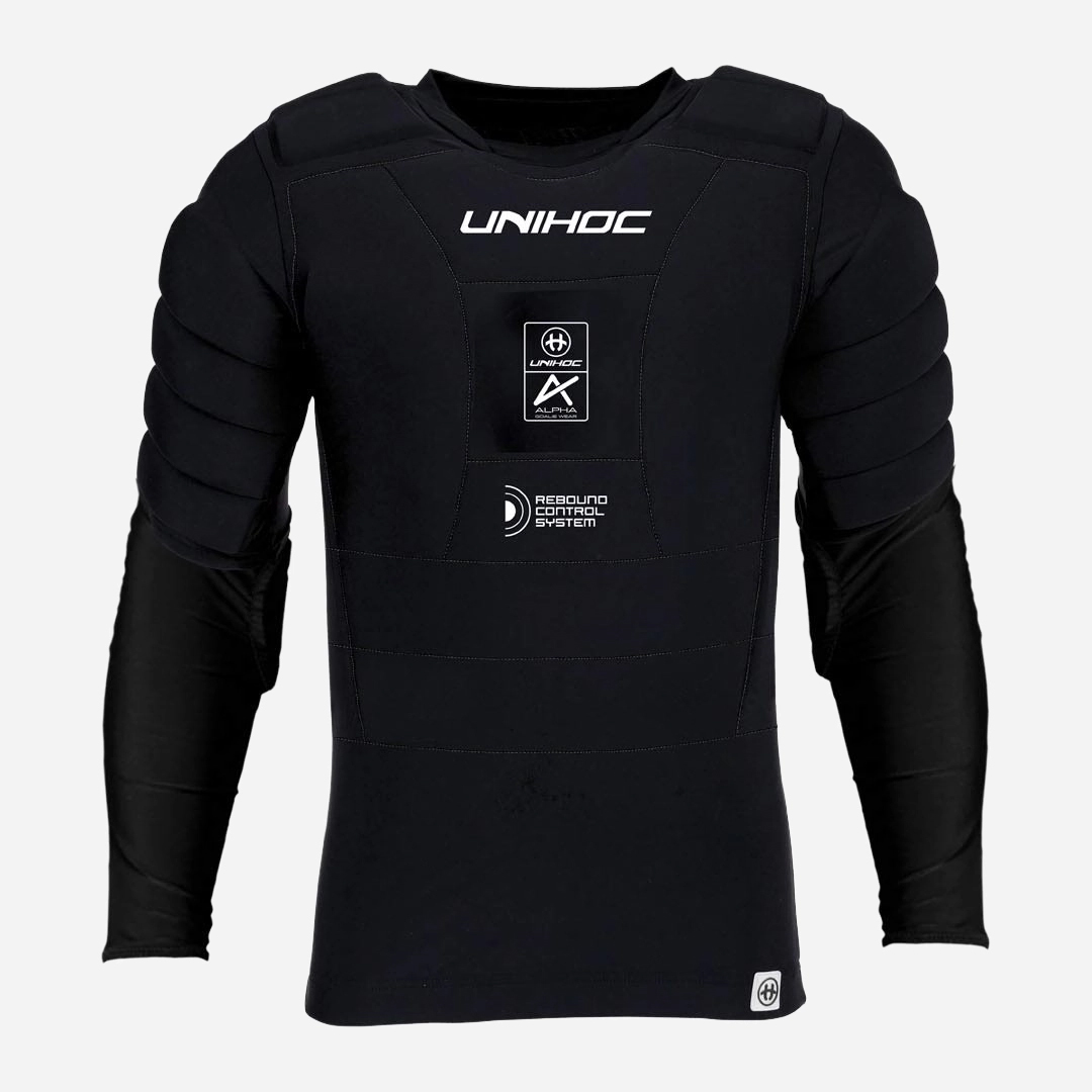 플로어볼 골키퍼 보호대 - UNIHOC) 가슴보호대 ALPHA REBOUND CTRL longsleeve | HOOK