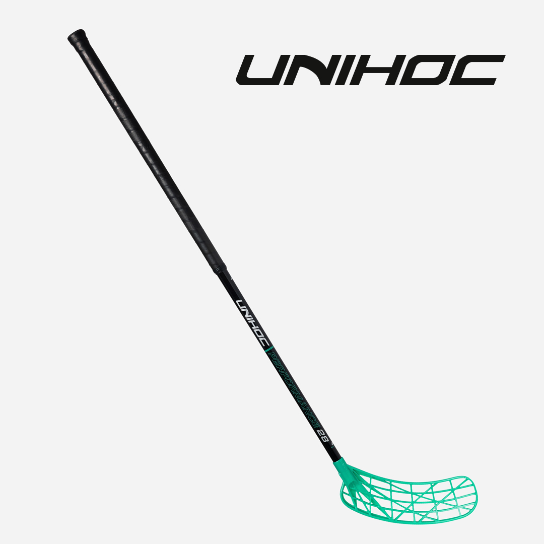 플로어볼 스틱 - UNIHOC) EVOLITE PERFORMANCE FL 28 turq 96cm | 플로어볼 전문 쇼핑몰 후크몰