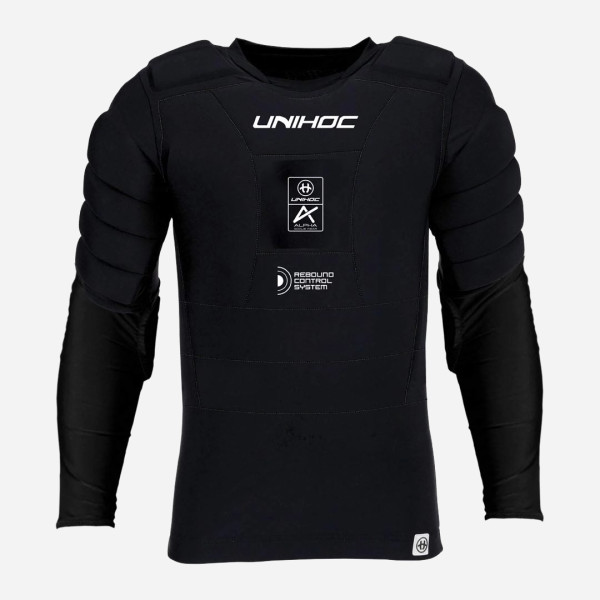 플로어볼 골키퍼 보호대 - UNIHOC) 가슴보호대 ALPHA REBOUND CTRL longsleeve | HOOK