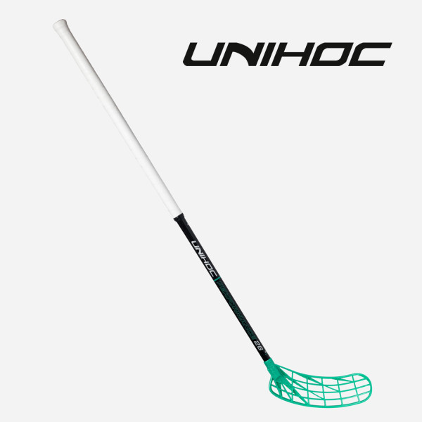 플로어볼 스틱 - UNIHOC) UNILITE PERFORMANCE MID FL 26 black-turq 96cm/100cm | 플로어볼 전문 쇼핑몰 후크몰